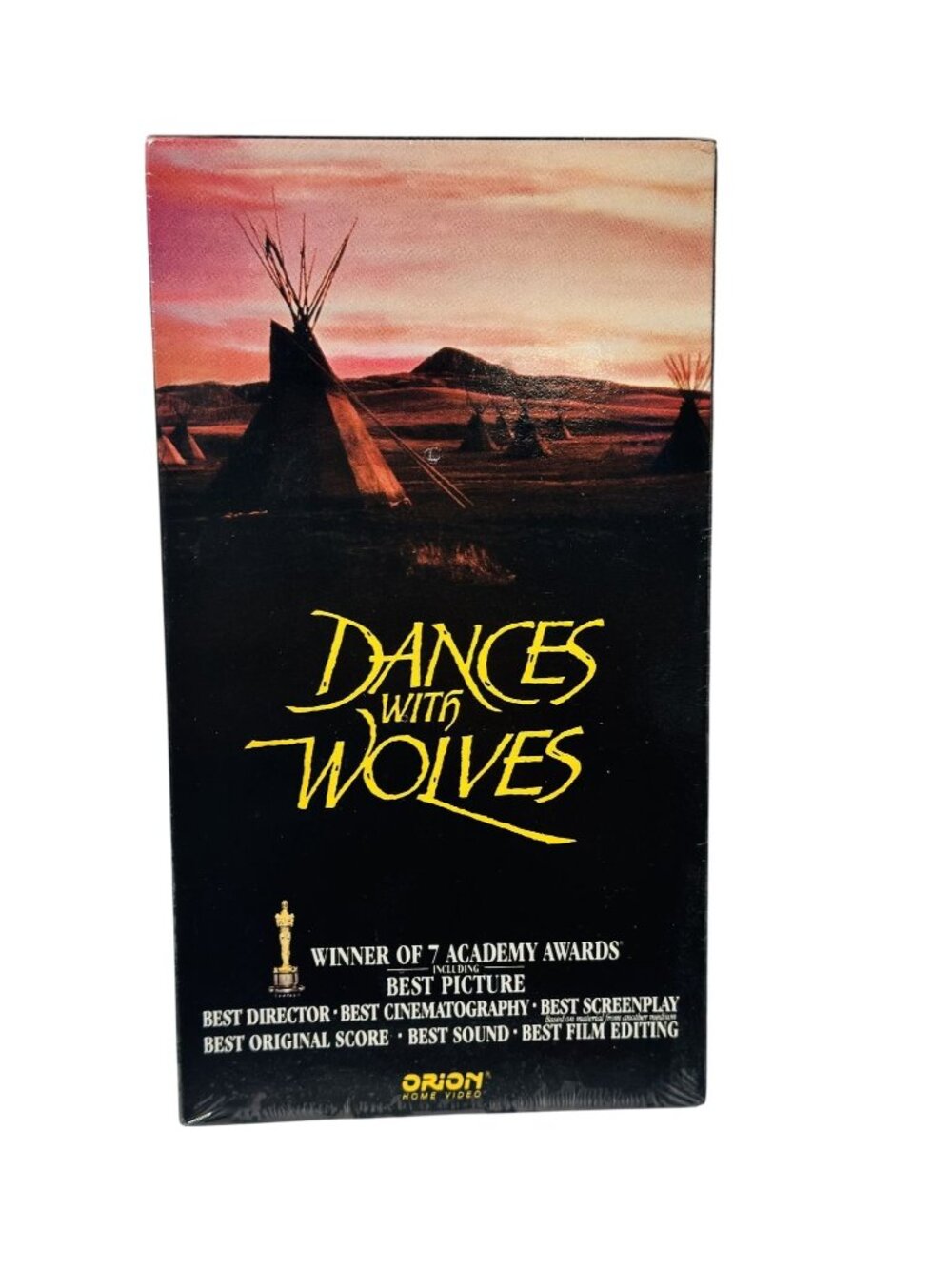 Dances With Wolves VHS Sealed New Kevin Costner Orion Home Video 1990
